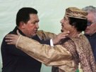 Hugo Chavez and Muammar Gaddafi