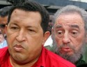 Hugo Chavez and Fidel Castro