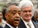 Al Sharpton and Newt Gingrich