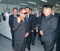 Kim Jong-il and Kim Jong-un