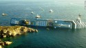 Costa Concordia aground