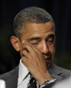 Obama cries